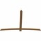 Ekena Millwork Bellingham Timber Gable Bracket, Western Red Cedar, 108"W x 72"H x 1 1/2"D x 5 1/2"F, 16/12 Pitch GBW108X72X0206BEL00SWR - alternate 4